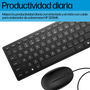 clavier et souris HP 9SR36UT Noir Espagnol Qwerty
