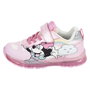 Cerdà T024, Baskets pour fille avec éclairage LED à motif Minnie, semelle TPR, rose, taille 24, à partir de 3 ans