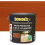 Bondex - Saturateur pour Bois Teck Mat 2,5L - Protection Terrasses - Hydrofuge, Anti-UV, Anti-Tâches - Intérieur et Extérieur