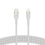 Belkin BOOST CHARGE PRO Flex Câble USB-C vers Lightning 15W 2m Blanc
