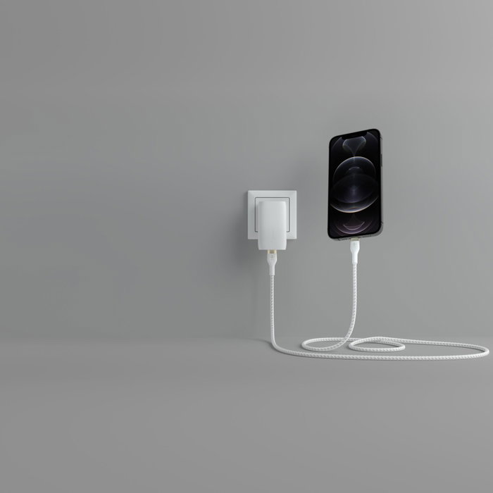 Belkin BOOST CHARGE PRO Flex Câble USB-C vers Lightning 15W 2m Blanc