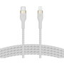 Belkin BOOST CHARGE PRO Flex Câble USB-C vers Lightning 15W 2m Blanc