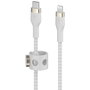 Belkin BOOST CHARGE PRO Flex Câble USB-C vers Lightning 15W 2m Blanc