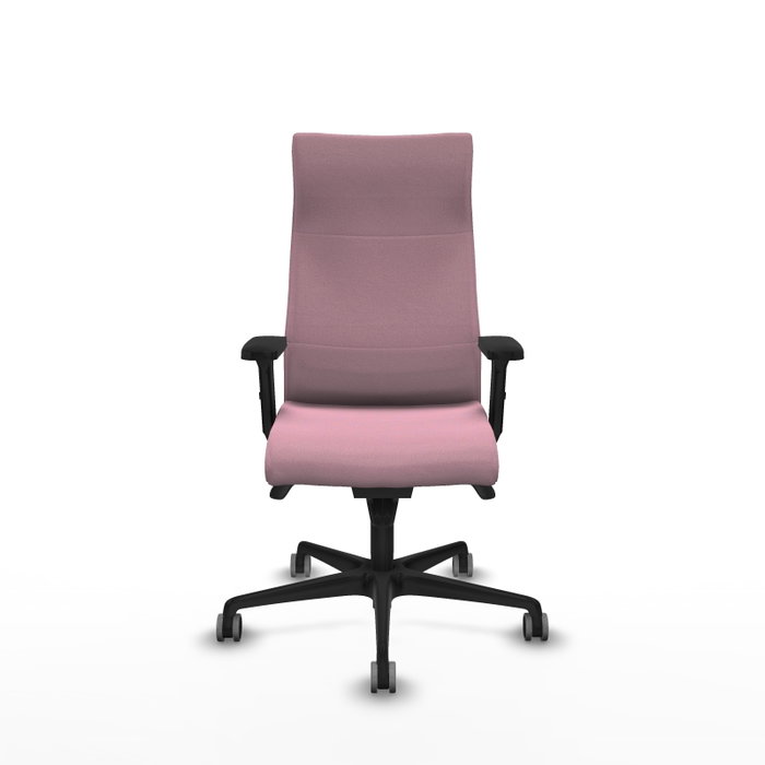 Piqueras y Crespo Chaise de Bureau Albacete Rose avec Mécanisme Synchrone