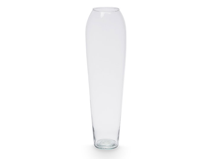 GIFTDECOR Vase en Cristal Bombé 70cm Transparente