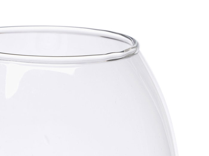 GIFTDECOR Vase en Cristal Bombé 70cm Transparente