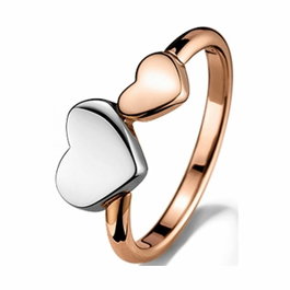 Tommy Hilfiger Bague en Acier Inoxydable Rose Taille 54