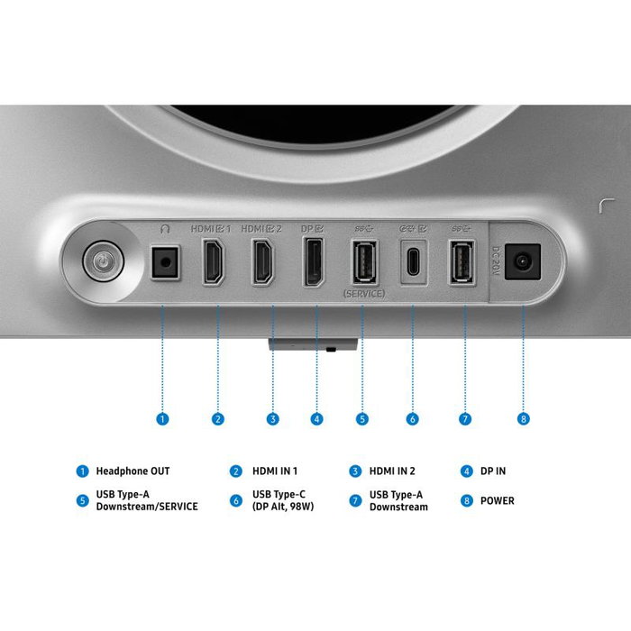 Samsung Odyssey OLED G8 G80SH LS27HG800SUXEN 27 pouces 4K UHD 240 Hz silver Samsung Odyssey OLED G8 G80SH LS27HG800SUXEN 27 pouces 4K UHD 240 Hz silver
