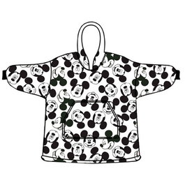DISNEY Sweat-shirt à capuche oversize Mickey en corail pour enfant - Taille unique