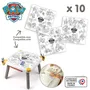 Smoby Recharge de Dessins Pat' Patrouille pour Table Créative Kid - 10 Feuilles de Coloriage Grand Format 51x51 cm