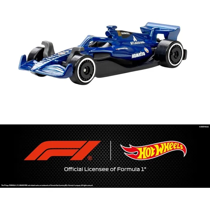 Hot Wheels JLN11 Coffret 5 Voitures de Course F1 - Métal Moulé 1/64 - Jouet Enfant Dès 3 Ans