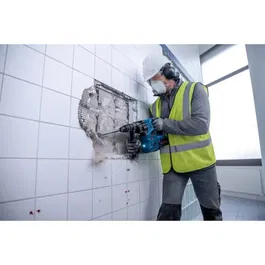 Bosch Professional Perforateur GBH 18V-28CF sans fil, 3.3J, avec système anti-vibration et batterie ProCore 2x 8.0Ah + chargeur (0611921003)