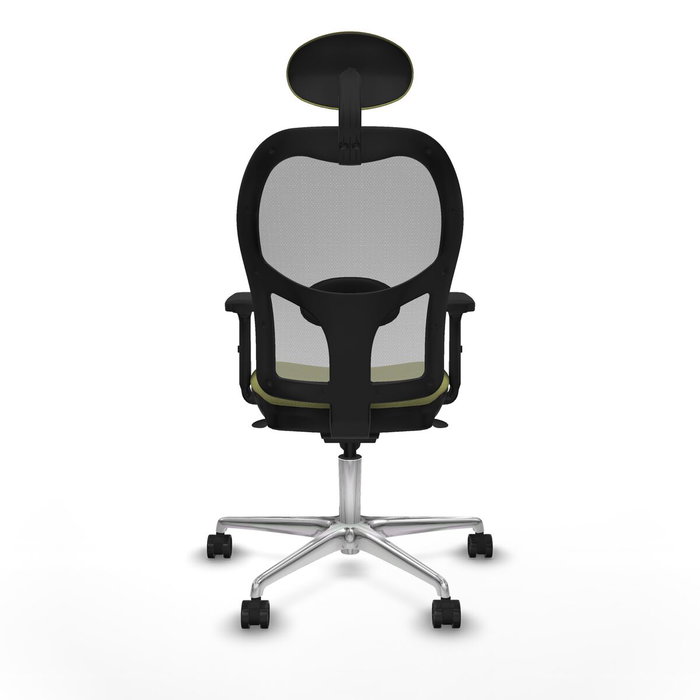 Piqueras y Crespo 2D086N1 Chaise de Bureau avec Appui-tête Vert Olive
