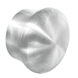 RIEL CHYC Embout tringle Zirconium 28 mm Nickel mat (lot de 2)