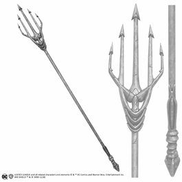 The Noble Collection Trident d'Aquaman Justice League Échelle 1/1