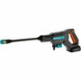 Gardena AquaClean 24/18V P4A Nettoyeur moyenne pression, Batterie 18V incluse, Noir
