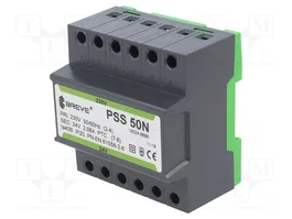 BREVE TUFVASSONS Transformateur de réseau 50VA 230V AC / 24V pour rail DIN