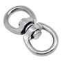 Edm Anille giratoire modèle AP12, acier nickelé, 16 mm, 2 unités