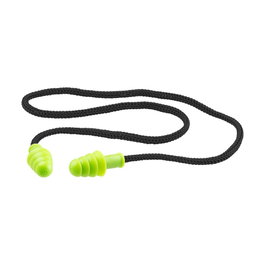 Wolfcraft 4962000 Bouchons d'oreilles réutilisables avec cordon et étui CE, atténuation 33 dB, protection auditive EPI