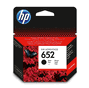 HP 652 Noir Cartouche d'encre originale Ink Advantage