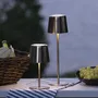 Brilliant XAANA - Lampe à poser extérieure rechargeable LED 2W 160lm - Cuivre - Dimmable CCT - USB - IP44 - Ampoule incluse
