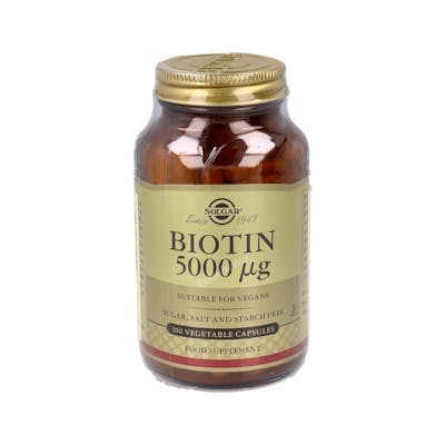Solgar Biotine 5000 µg, 100 capsules