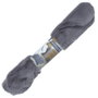 Home Deco Factory Alfombra imitation peau grise 60x90 cm