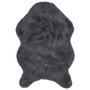 Home Deco Factory Alfombra imitation peau grise 60x90 cm