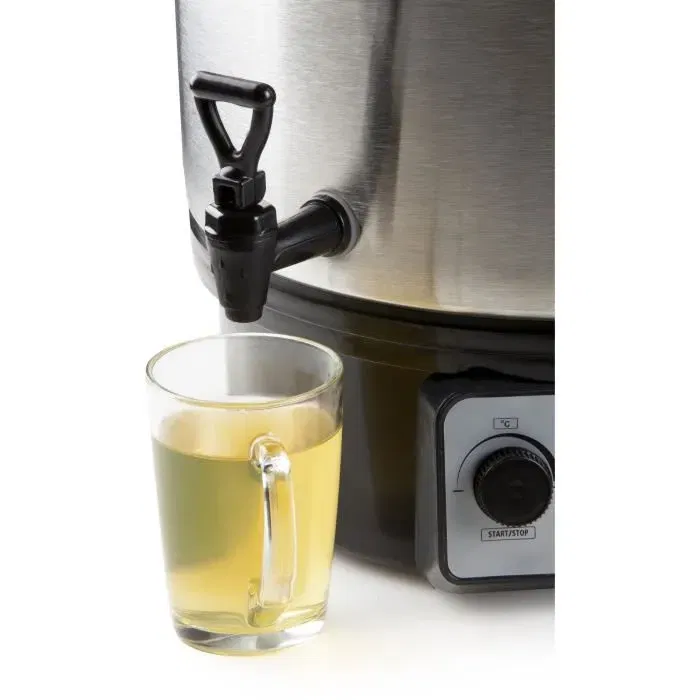 DOMO Stérilisateur de bocaux DO42325PC - 27 litres, 2000 W, en acier inoxydable, pour 14 à 18 bocaux