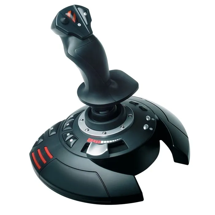 Thrustmaster T-FLIGHT STICK X - Joystick USB pour PC et PS3 - 12 boutons, 4 axes - Socle lesté et programmable - Compatible Flight Simulator X Thrustmaster T-FLIGHT STICK X - Joystick USB pour PC et PS3 - 12 boutons, 4 axes - Socle lesté et programmable - Compatible Flight Simulator X