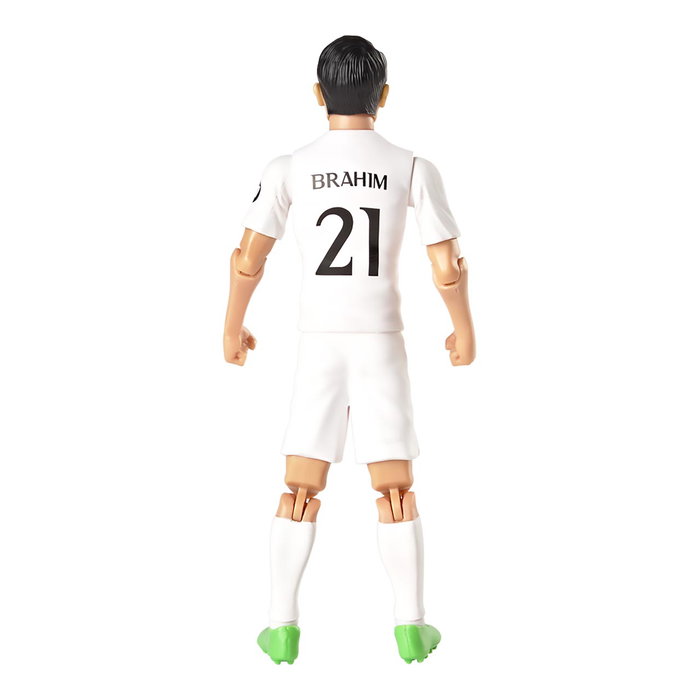 Banbo Toys Figurine Articulée Brahim Diaz 20 cm - Réplique Joueur Real Madrid en PVC - Collectible Football +3 ans