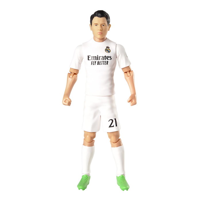 Banbo Toys Figurine Articulée Brahim Diaz 20 cm - Réplique Joueur Real Madrid en PVC - Collectible Football +3 ans