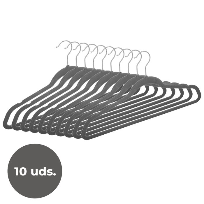 ORYX Percha Oryx Terciopelo 445 mm (Pack 10p)
