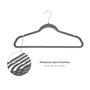 ORYX Percha Oryx Terciopelo 445 mm (Pack 10p)
