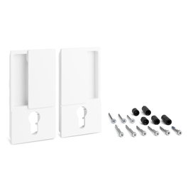 CERRAD/PICAP. MAGNETICOS Manille WAVE blanc mat pour porte battante avec serrure