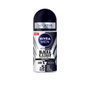 Nivea Déodorant roll-on invisible noir et blanc pour hommes, lot de 2 x 50 ml