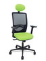PIQUERAS Y CRESPO Chaise Zulema Synchro Vert pistache et Noir avec Appui-tête