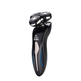 Edm Rasoir Électrique Rechargeable 3W Triple Tête Flottante Autonomie 45 min Noir