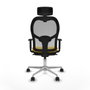 Piqueras y Crespo Chaise de Bureau Jorquera 1D086N2 Jaune