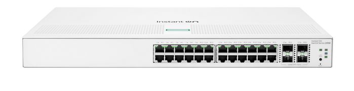 Hewlett Packard Enterprise Commutateur réseau Aruba Instant On 1930 24G avec 4 ports SFP/SFP+ - 24 ports Gigabit pour petite entreprise Hewlett Packard Enterprise Commutateur réseau Aruba Instant On 1930 24G avec 4 ports SFP/SFP+ - 24 ports Gigabit pour petite entreprise