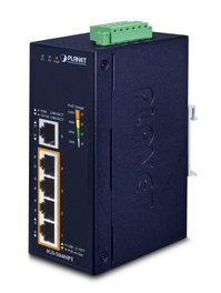Planet IGS-504HPT Switch Gigabit Ethernet Industriel 4 ports PoE+ et 1 port Uplink