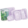 Day Lot de 4 boîtes hermétiques rectangulaires de 1,3 L