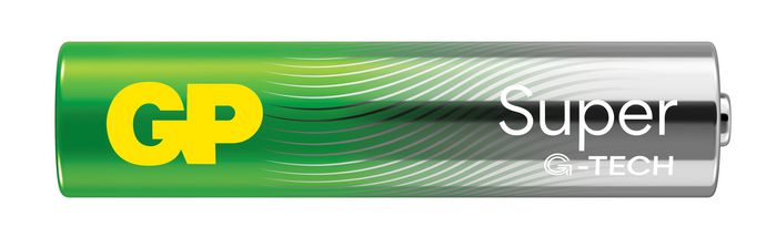 GP Batteries Super Alkaline AAA 24A/LR03, paquet de 20, technologie G-Tech anti-fuites, autonomie 10 ans