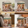 Figurine Model Kit Miniature House Sunny Cafe 20 x 16 cm