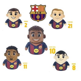 Peluches Moya Peluche Squishies FC Barcelone 30 cm - Modèles assortis