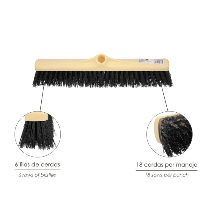 WOLFPACK LINEA PROFESIONAL Cepillo Barrendero Industrial 50 cm
