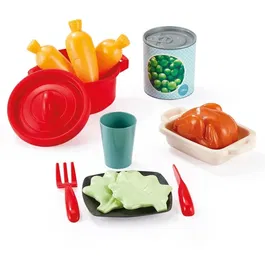 Ecoiffier - Coffret Dinette 70 Pièces - Jeu d'Imitation - Dès 18 Mois - Fabriqué en France