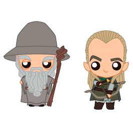 SD TOYS Set de 2 figurines Pokis Gandalf et Legolas Le Seigneur des Anneaux