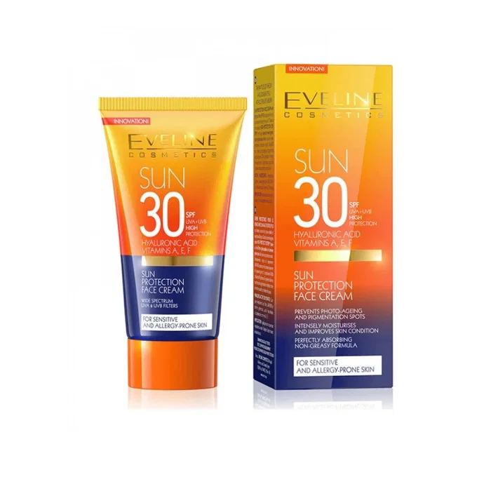 Eveline Cosmetics Sun Protect SPF 30 50 ml Eveline Cosmetics Sun Protect SPF 30 50 ml