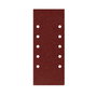 WOLFPACK LINEA PROFESIONAL Disques de ponçage rectangulaires Velcro 115x280 mm Grain 180, Lot de 10